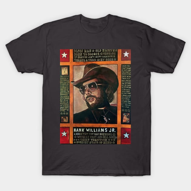 Blues Man T-Shirt by Raybomusic01